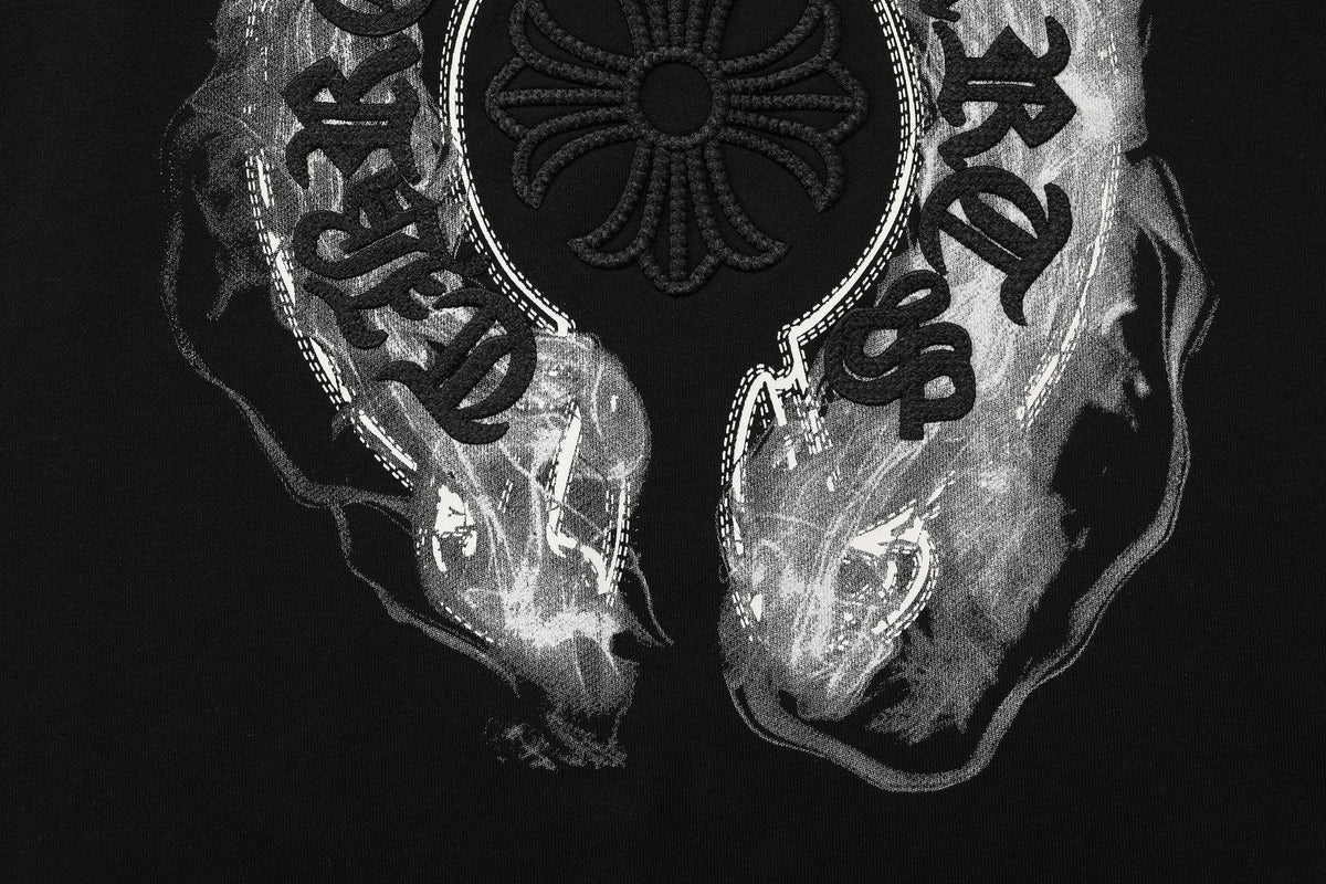 Chrome Hearts Cross Graphic Crewneck Sweatshirt
